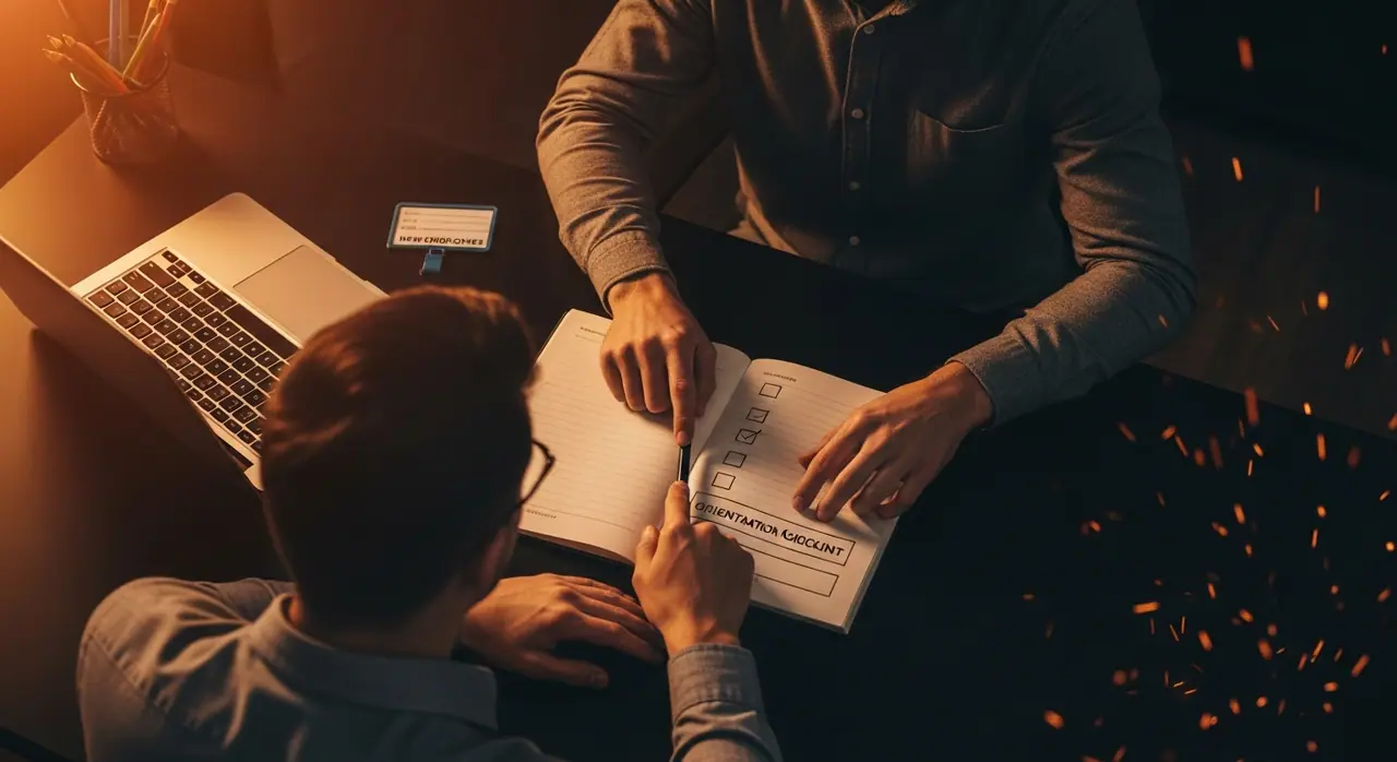 Business people networking at a professional event