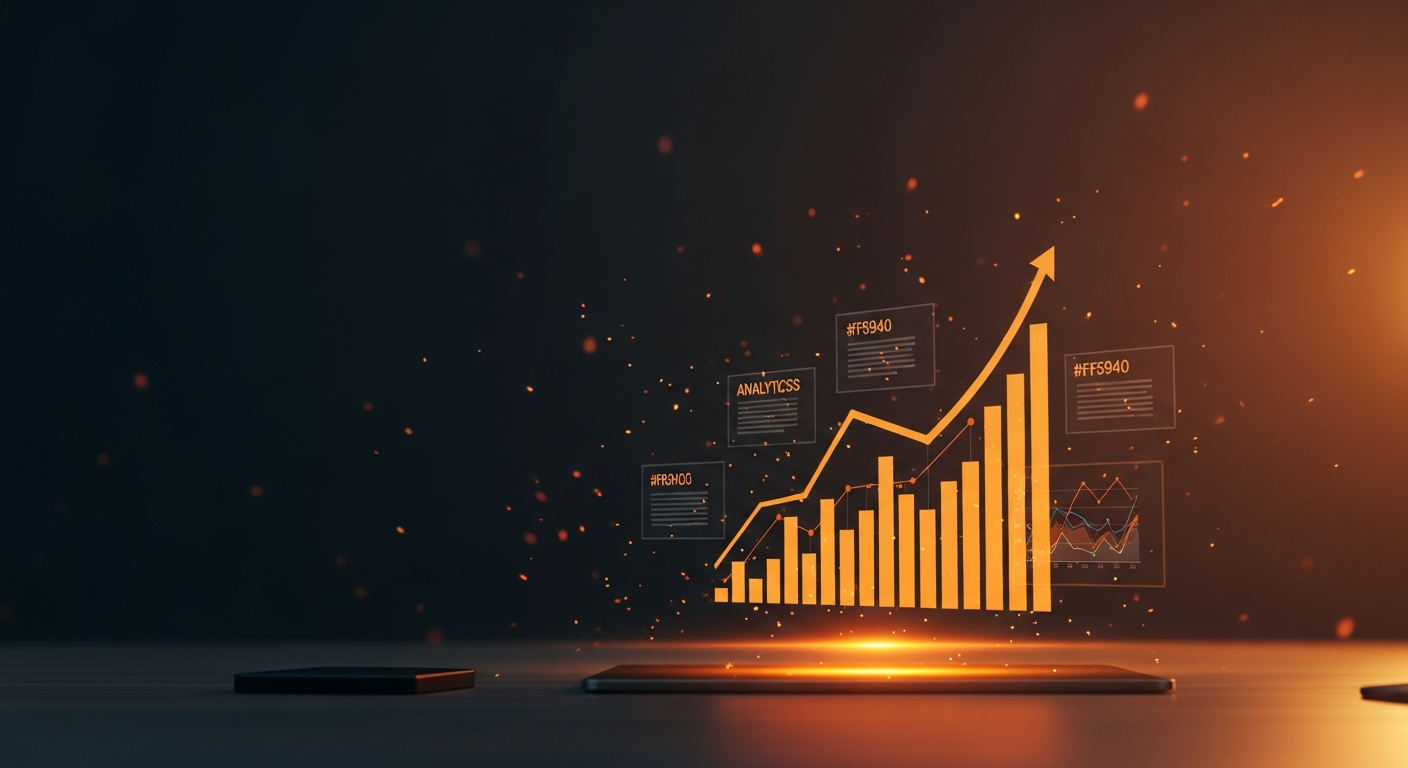 Financial planning with charts and documents