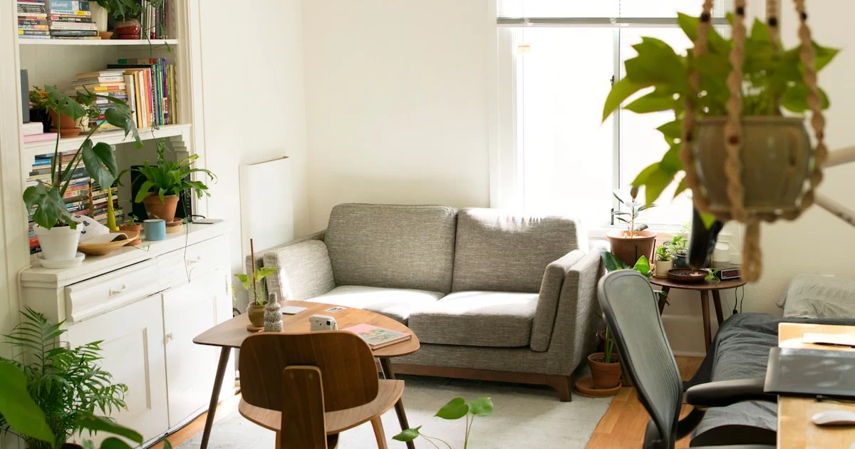 Modern apartment living room interior