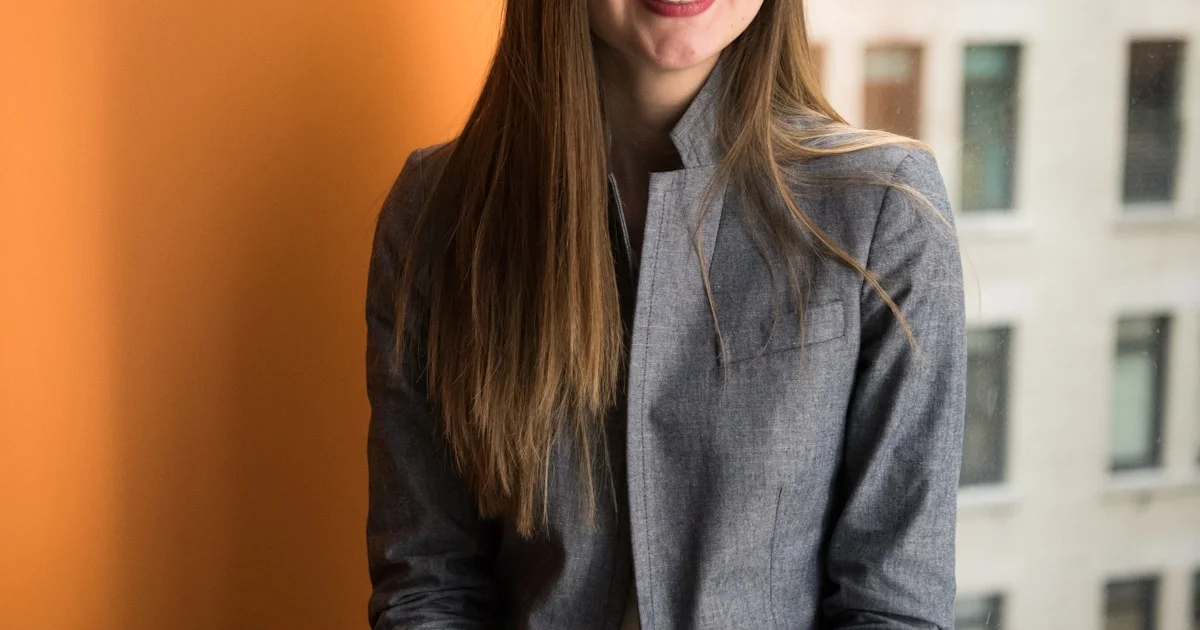 Professional woman in a job interview